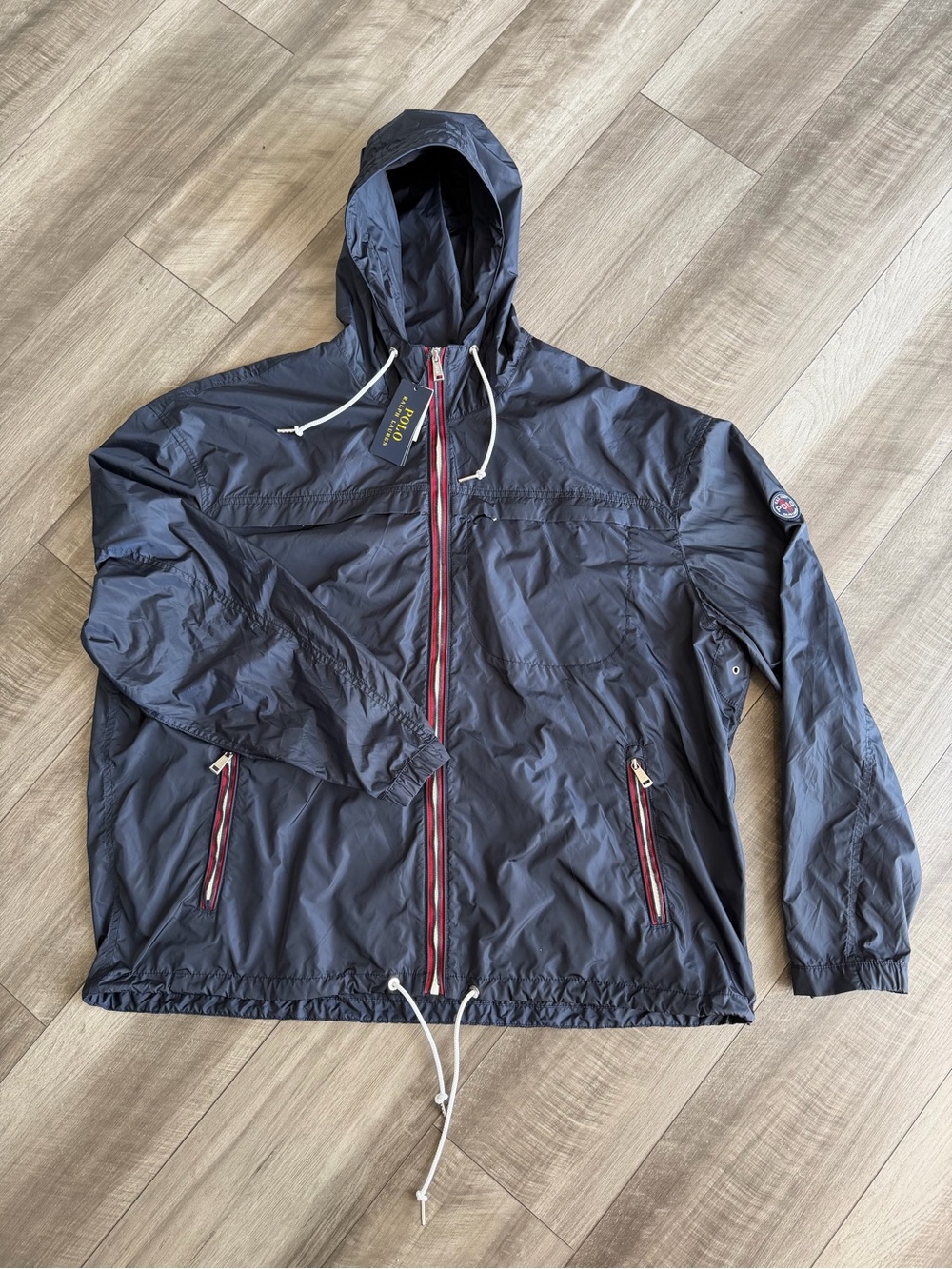 NWT Polo Ralph Lauren Men’s Packable Hooded Jacket Ultralight Windbreaker Sz 2XB